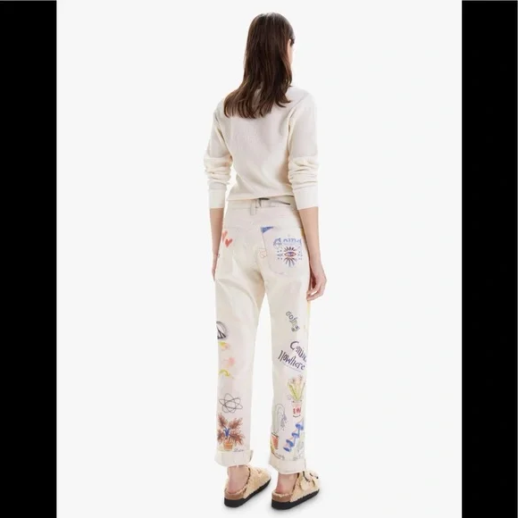 NWT MOTHER The Scapper Cuff Ankle Fray in Superstition size 29 - Picture 2 of 16